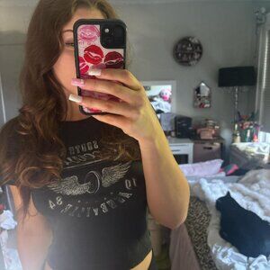 Hollister Co. Men's Black T-shirt